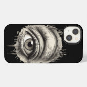 Etui iPhone 13 Visualiser la couture dévoiler l'âme à travers l'o (Verso Horizontal)