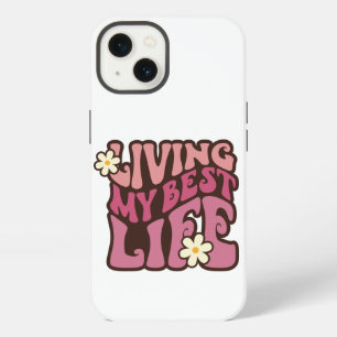 Etui iPhone 13 Vivre ma meilleure vie Daisy