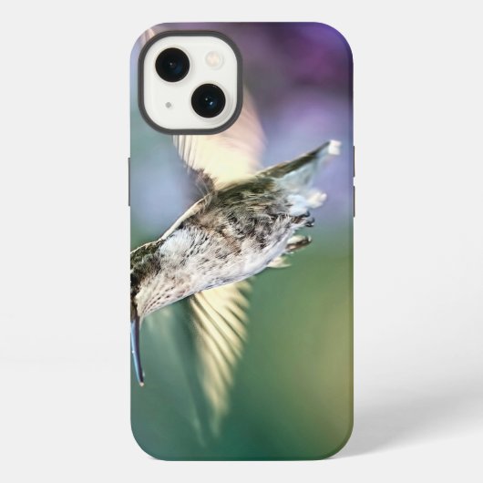Etui iPhone 13 Vol de colibri (Verso)