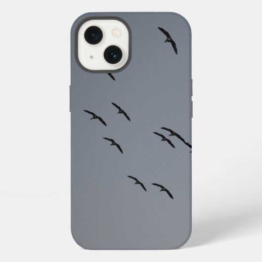 Etui iPhone 13 Vol du soir (Verso)