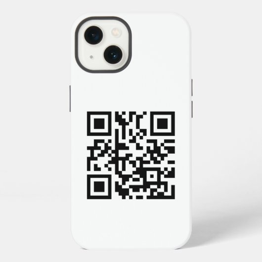 Etui iPhone 13 Votre code QR d'entreprise (Verso)