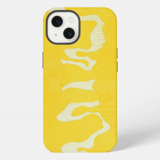Etui iPhone 13 Voyage jaune (Verso)