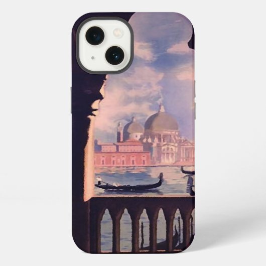 Etui iPhone 13 Voyage Venise Italie Vintage (Verso)