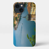 Etui iPhone 13 Water | San Benedetto Church Lake Garda, Italy (Verso)