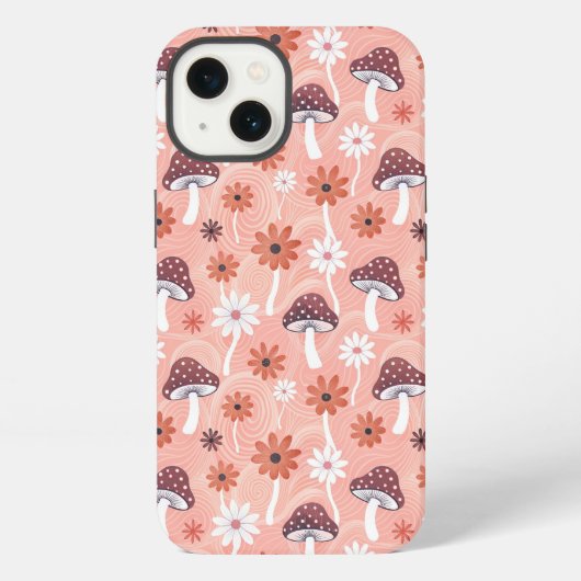 Etui iPhone 13 Wavy Mushroom Garden (Verso)