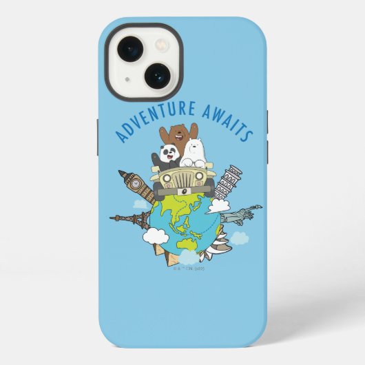 Etui iPhone 13 We Bare Bears - Adventure Await (Verso)