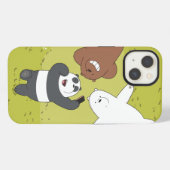 Etui iPhone 13 We Bare Bears - #SquadGoals (Verso Horizontal)