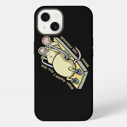 Etui iPhone 13 What doesn't kill you makes you stronger (Verso)