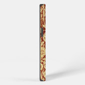Etui iPhone 13 William Morris Œillets Rouge et Blanc (Côté droit)