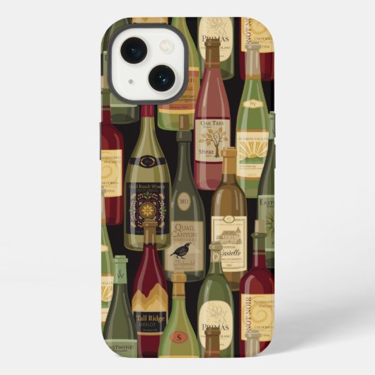 Etui iPhone 13 Wine Bottles cell phone case (Verso)