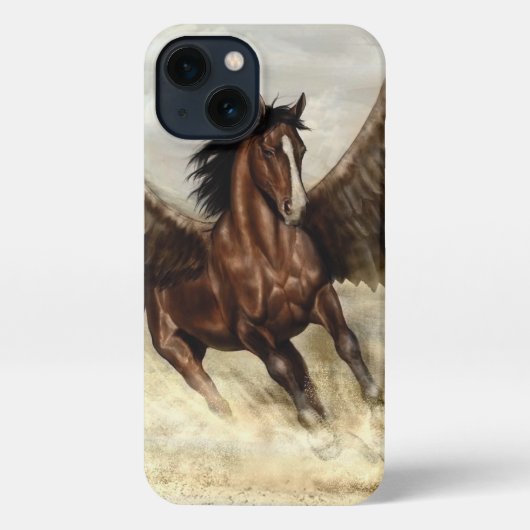 Etui iPhone 13 Winged Pegasus  (Verso)