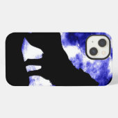 Etui iPhone 13 Wolf Howling à Moon (Verso Horizontal)