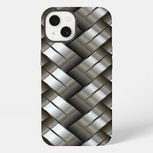 Etui iPhone 13 Woven metal (Verso)