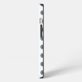 Etui iPhone 13 Yeux à points bleu d'Halloween (Côté gauche)