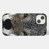 Etui iPhone 13 Yeux de loup (Verso Horizontal)