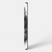 Etui iPhone 13 Yeux de loup gris (Côté gauche)