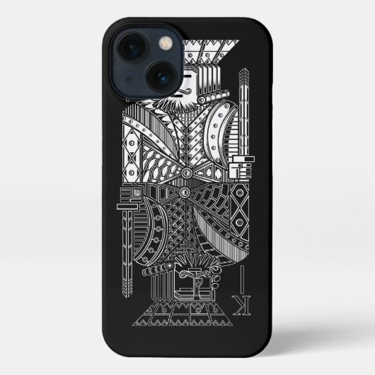 Etui iPhone 13 Ying Yang King (Verso)