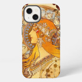 Etui iPhone 13 Zodiaque Mucha (Verso)
