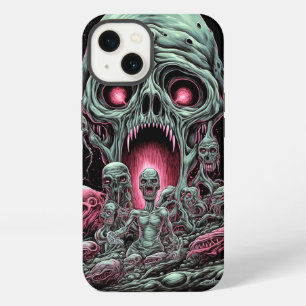 Etui iPhone 13 Zombie Créations Sci-fi Horror Art