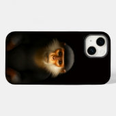 Étui iPhone 14 Case-Mate Black 4 Luxe, Langur Douc (Verso (horizontal))