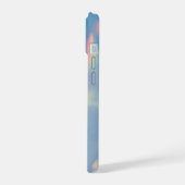 Étui iPhone 14 Pro Max Chrome Bleu Futuriste (Côté gauche)