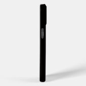 Étui iPhone 15 Black 4 Luxe, Bison d'Amérique (Verso / Droite)