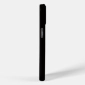 Étui iPhone 15 Black 4 Luxe, Bulldog Stamina (Verso / Droite)