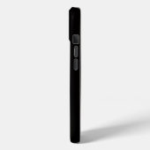 Étui iPhone 15 Black 4 Luxe, Chimpanzé Serein (Verso / Gauche)