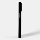 Étui iPhone 15 Black 4 Luxe, Rose Blanche Pure (Verso / Droite)