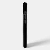 Étui iPhone 15 Black 4 Luxe, Rose Bleu de Minuit (Verso / Gauche)