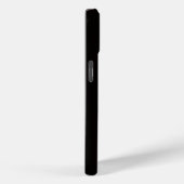 Étui iPhone 15 Black 4 Luxe, Tulipe blanche perle (Verso / Droite)