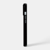 Étui iPhone 15 Case-Mate Black 4 Luxe, Chat Angora (Côté gauche)