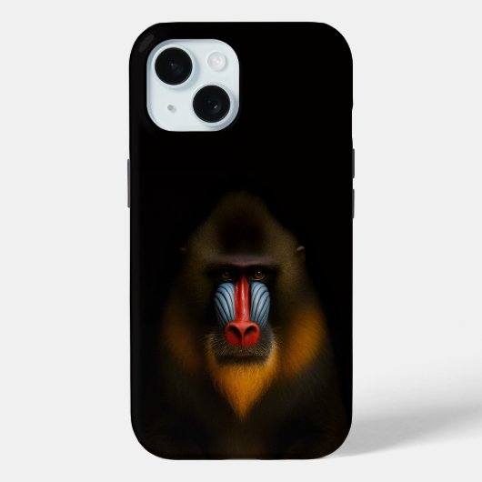 Étui iPhone 15 Case-Mate Black 4 Luxe, Mandrill Si (Verso)