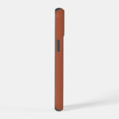 Étui iPhone 15 couleur crayon marron (Côté droit)