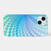 Étui iPhone 15 Couleurs Spirale Cool (Verso Horizontal)