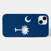Étui iPhone 15 Plus Case-Mate, drapeau de Caroline (Verso (horizontal))