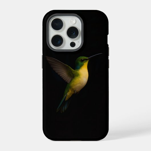 Étui iPhone 15 Pro Case-Mate Black 4 Luxe, oiseau  (Verso)