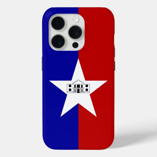 Étui iPhone 15 Pro Case-Mate, drapeau de San Anton (Verso)