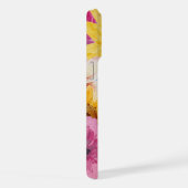 Étui iPhone 15 Pro Fleurs Multi-Couleurs (Côté droit)