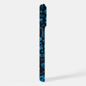 Étui iPhone 15 Pro Max Blue Doodles (Côté droit)