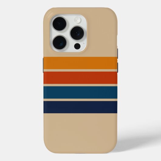 Étui iPhone 15 Pro Rétro 70s (Verso)