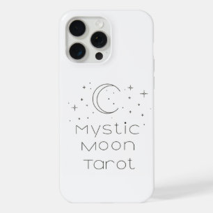 Étui iPhone 15 Tarot Lune Mystique Minimaliste
