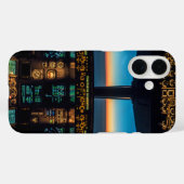 Étui iPhone 16 Airbus A320 (Verso (horizontal))