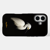 Étui iPhone 16 Case-Mate Black 4 Luxe, Aigrette ne (Verso (horizontal))
