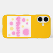 Étui iPhone 16 Cœur Rose Kawaii (Verso (horizontal))