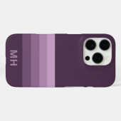 Étui iPhone 16 Pro Minimal rayures modernes (Verso (horizontal))