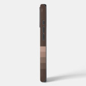 Étui iPhone 16 Pro Monogramme Rayures Classiques (Verso / Gauche)