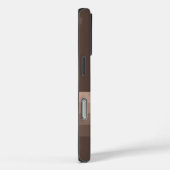 Étui iPhone 16 Pro Monogramme Rayures Classiques (Verso / Droite)