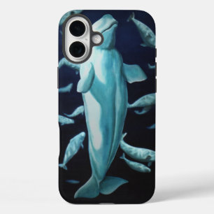 Étui iPhone 3 baleine blanche baleine Art Case