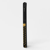 Étui iPhone 5 Case-Mate Or Noir Tache (Dos/Gauche)